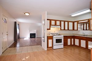 kitchen to living room